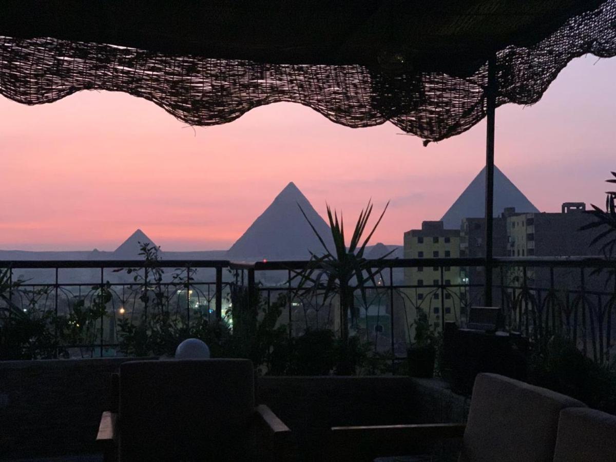 Draz Pyramids View Bed & Breakfast Kafrat al Jabal Bagian luar foto