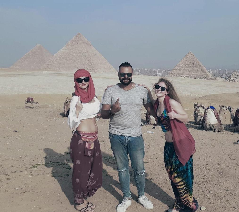 Draz Pyramids View Bed & Breakfast Kafrat al Jabal Bagian luar foto