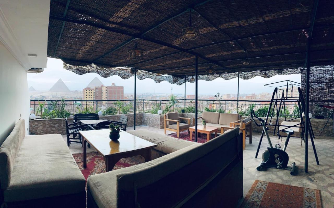 Draz Pyramids View Bed & Breakfast Kafrat al Jabal Bagian luar foto