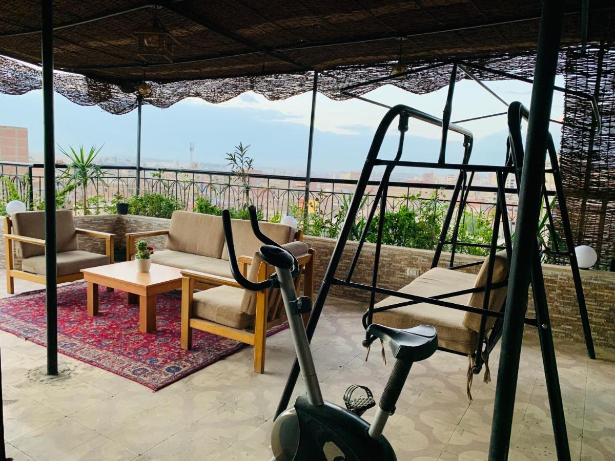 Draz Pyramids View Bed & Breakfast Kafrat al Jabal Bagian luar foto